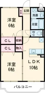 Y.M.ソレイユII【1階】の間取り