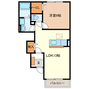 ファインパティオ【1階】の間取り