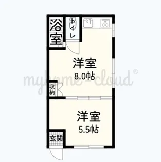 和泉コーポ【1階】の間取り