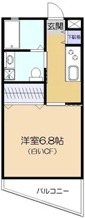 東京都東村山市栄町3【マンション】の間取り