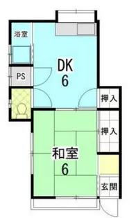 倉本アパート【2階】の間取り