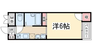 FIVE ONE【2階】の間取り