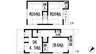 兵庫県宝塚市小林3【一戸建】の間取り