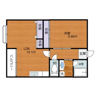 アイレジデンス【3階】の間取り