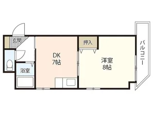 あずまビル【4階】の間取り