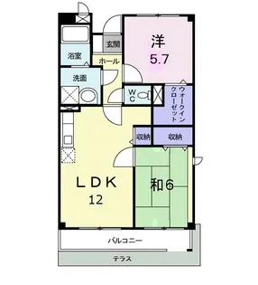 COMFORT MANSION【1階】の間取り