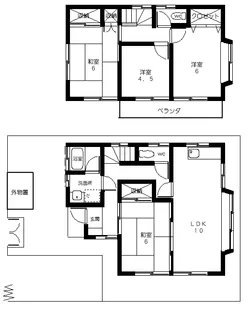 埼玉県大里郡寄居町大字用土【一戸建】の間取り