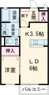 コーポ・フューチャー【1階】の間取り