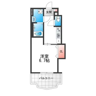 Luxe田辺【5階】の間取り