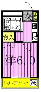 カーサ・ブランカ綾瀬【2階】の間取り