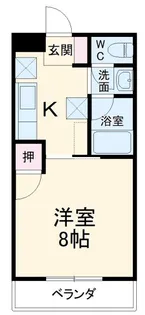 サングレイス【2階】の間取り