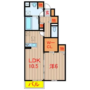 PetitReposer A・B【1階】の間取り