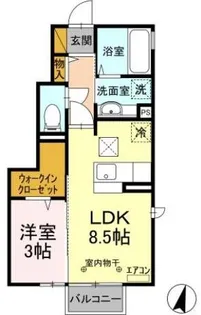 ミヤルーム【1階】の間取り