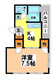 健生ビル【5階】の間取り