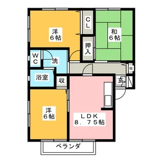 MARKS【2階】の間取り