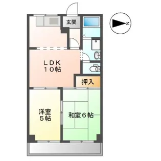 ラ・フォーレ神谷【1階】の間取り