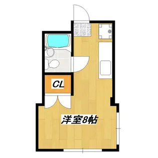 バーズフラットII【2階】の間取り