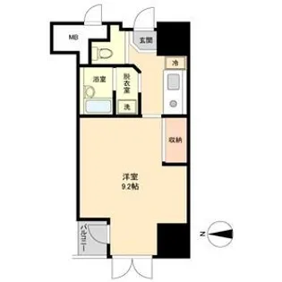 イーストン榴岡【5階】の間取り