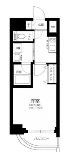 ハーモニーレジデンス門前仲町【11階】の間取り