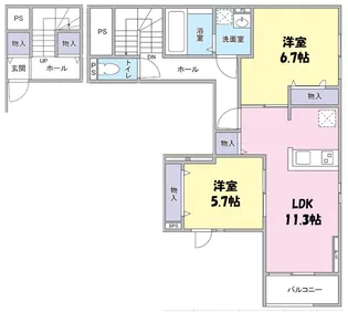 Elegante Serenoの間取り