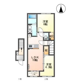 パークサイド青葉【2階】の間取り