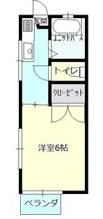 ユーハイツ【2階】の間取り