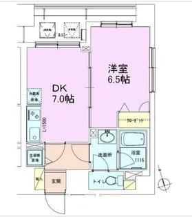 東京都中央区入船2【マンション】の間取り