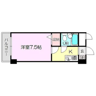 大桐ハイツ北【3階】の間取り