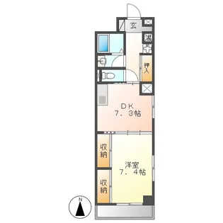 センチュリーパーク小碓【8階】の間取り