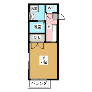 児玉ビル 3階・4階【4階】の間取り