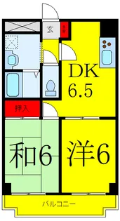 ルミエール蓮根【3階】の間取り