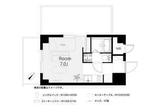 藤和シテイコープ新大塚【6階】の間取り