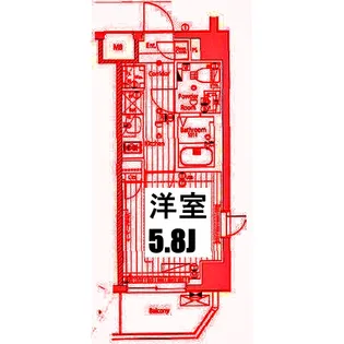 メイクス武蔵小杉II【3階】の間取り