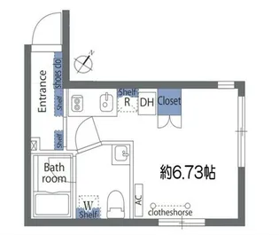 アヴァンタージュ恵比寿【4階】の間取り