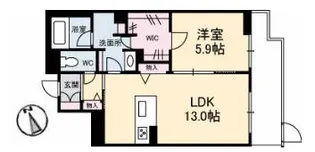 広島県福山市野上町3【マンション】の間取り