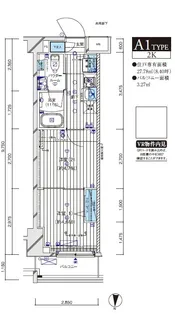 メインステージ本蓮沼【4階】の間取り