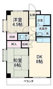 グランドステータスコヅカ【4階】の間取り