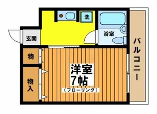 ベルエール調布【3階】の間取り