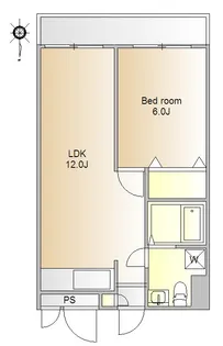 テラス碑文谷【1階】の間取り