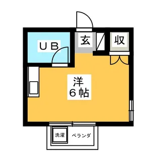 アマリンハイツ【1階】の間取り