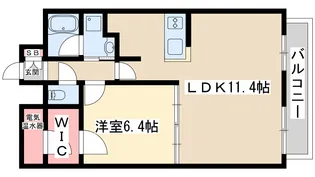 大阪府吹田市穂波町【マンション】の間取り