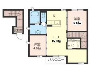 MKクレール B【2階】の間取り