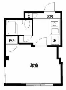キャトルセゾン東林間【2階】の間取り