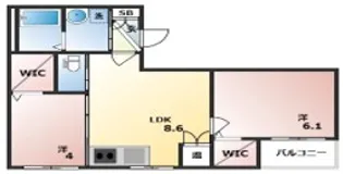 Imaison Zaniah【3階】の間取り