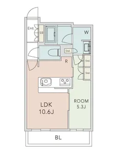 パークシティ武蔵小杉 ザ・グランドウイングタワー【4階】の間取り