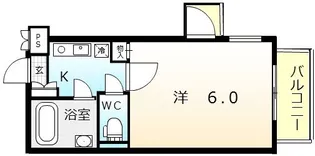 大阪府堺市北区常磐町3【マンション】の間取り