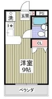 シティハイツ【4階】の間取り