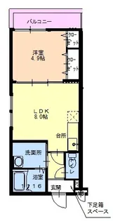 フジパレス城東永田II【2階】の間取り