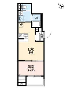 埼玉県所沢市東所沢5【アパート】の間取り