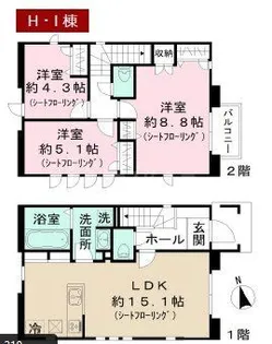 埼玉県三郷市中央4【一戸建】の間取り